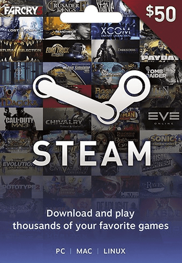 Free Steam Gift Card Codes $50